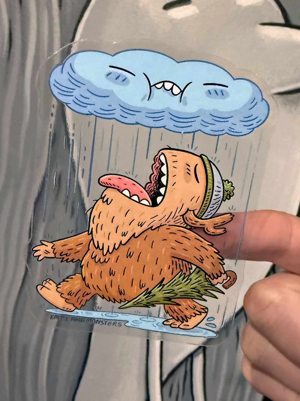 Rainy Vinyl Sticker (Redux)