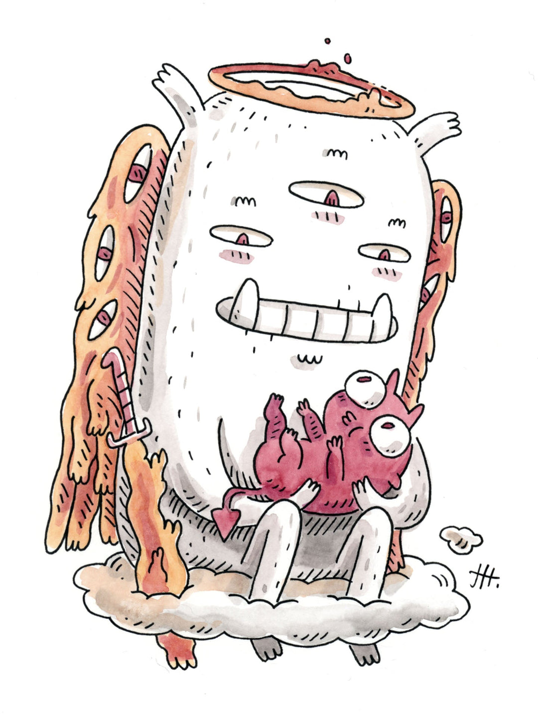 Sketch-A-Day #2, Angel