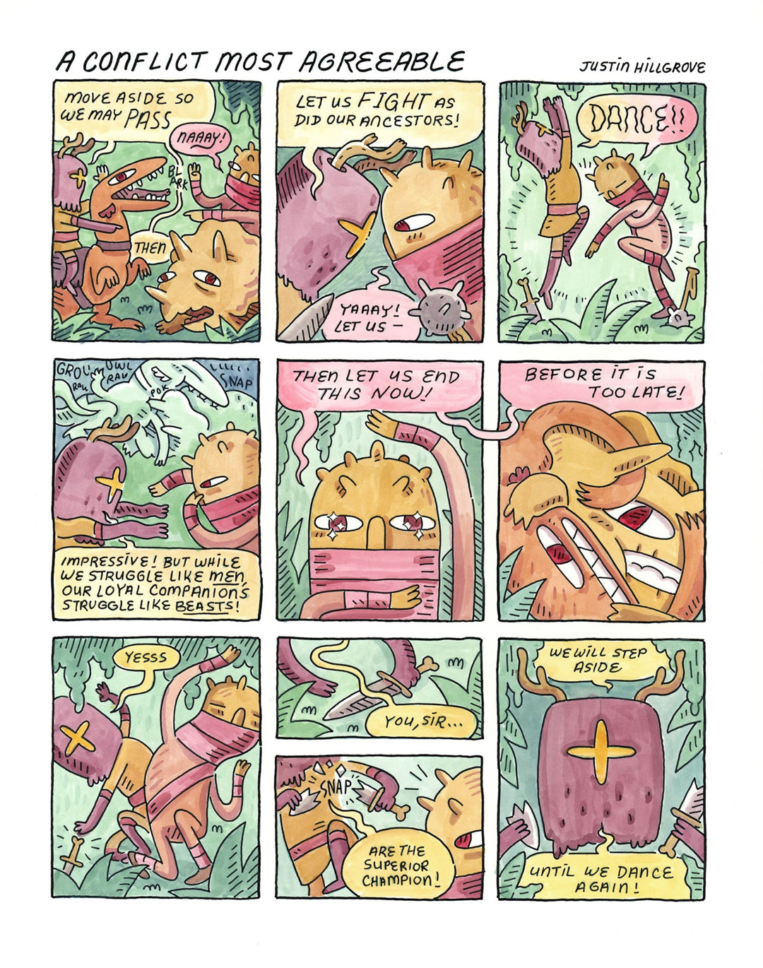 Sketch-A-Day 6, A Conflict Most Agreeable