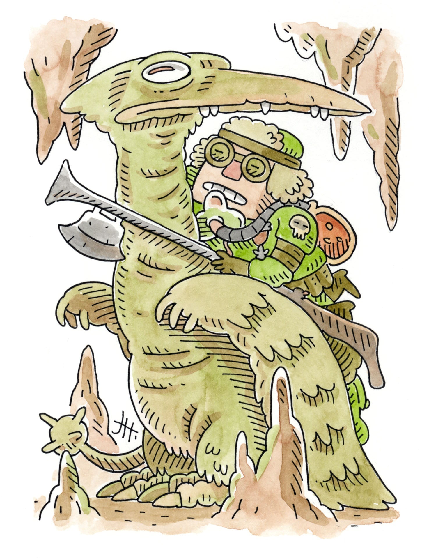 Sketch-A-Day 8, Ptera Ptrooper