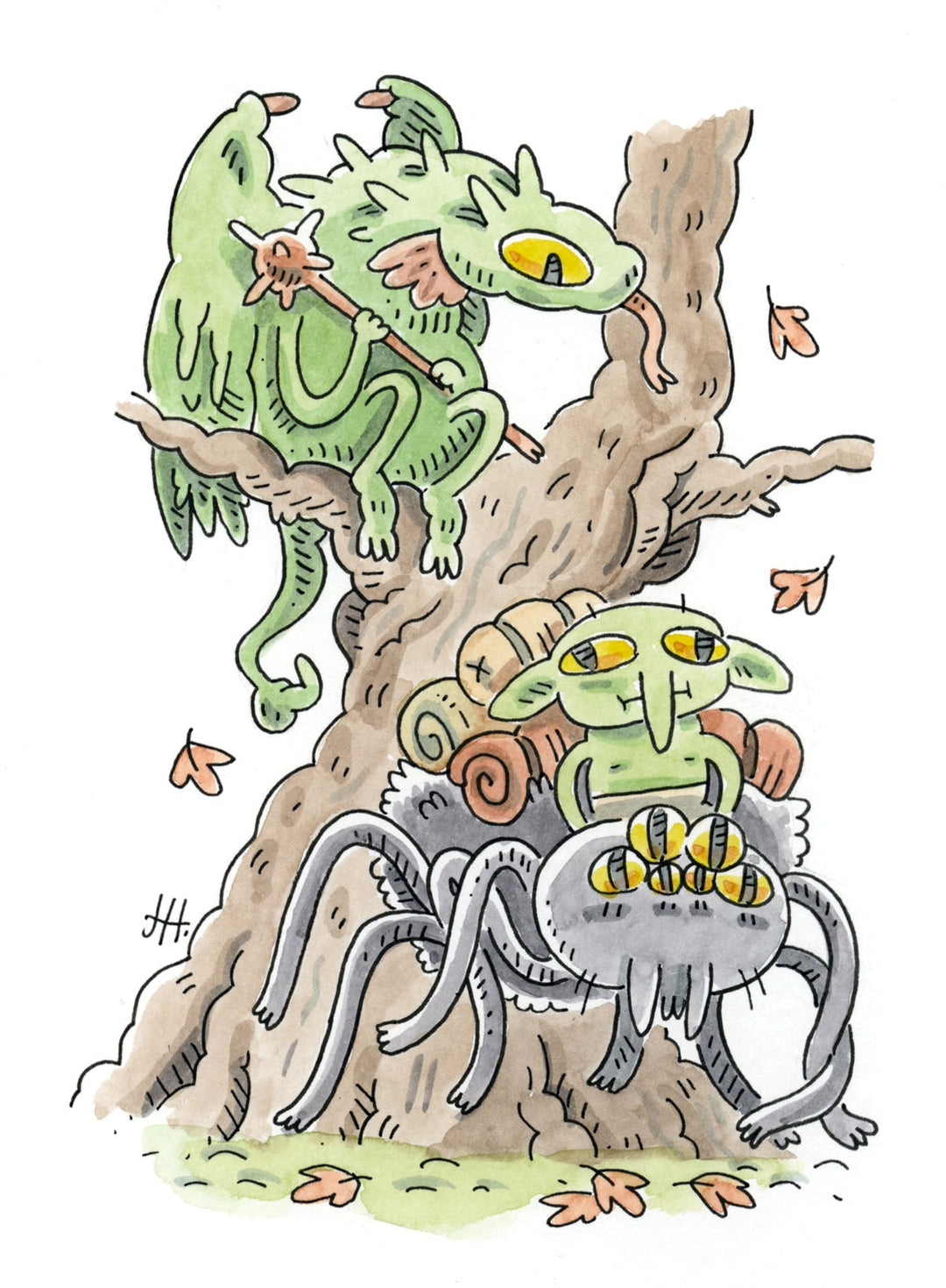 Sketch A Day 18, Ambush