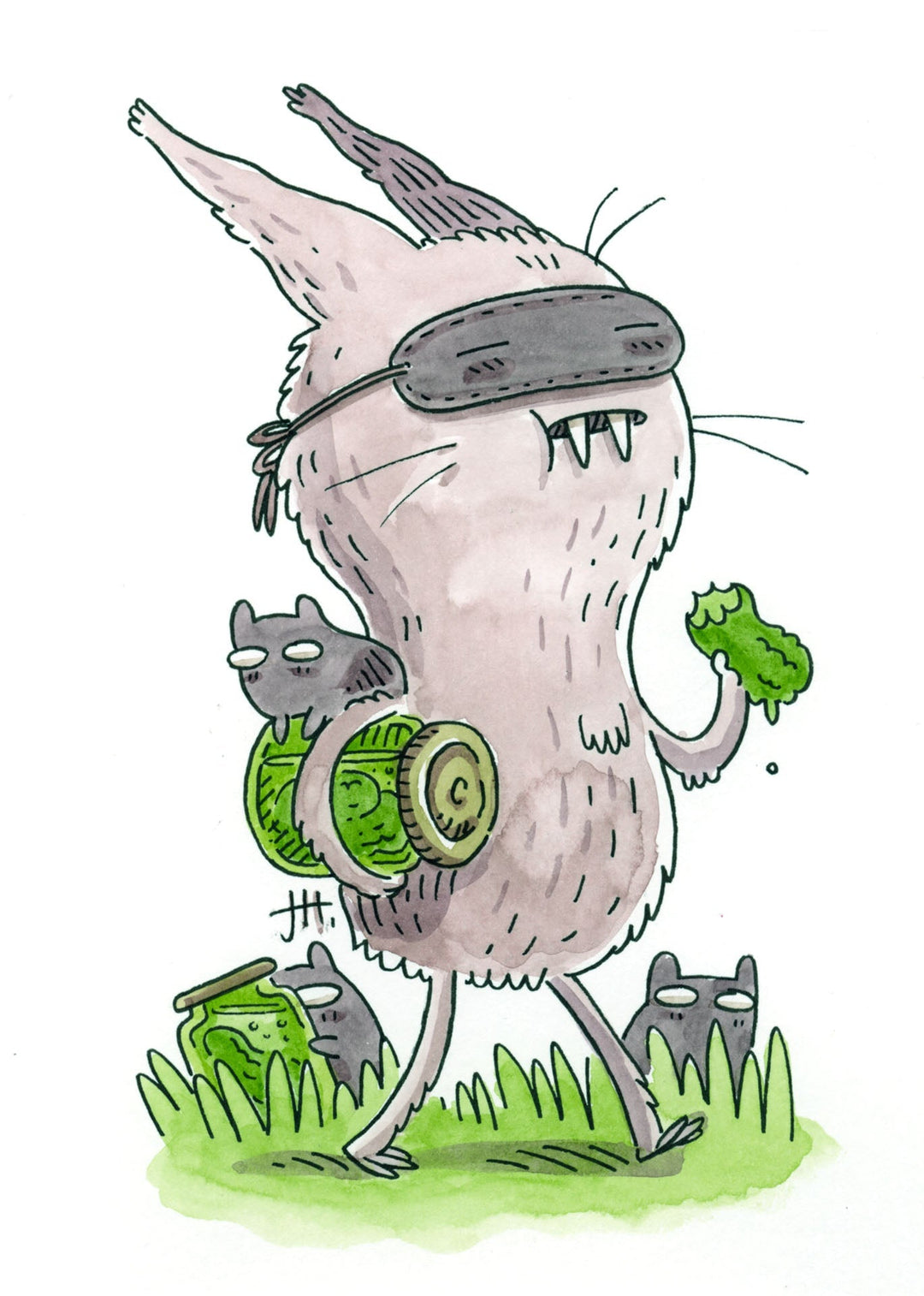 Sketch-A-Day 11, Pickle