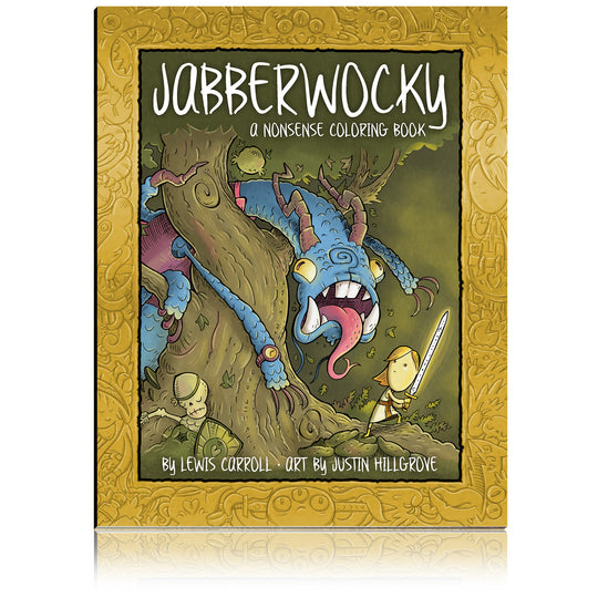 Jabberwocky: A Nonsense Coloring Book + Bonus Prints image 0