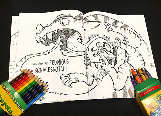 Jabberwocky: A Nonsense Coloring Book + Bonus Prints image 5