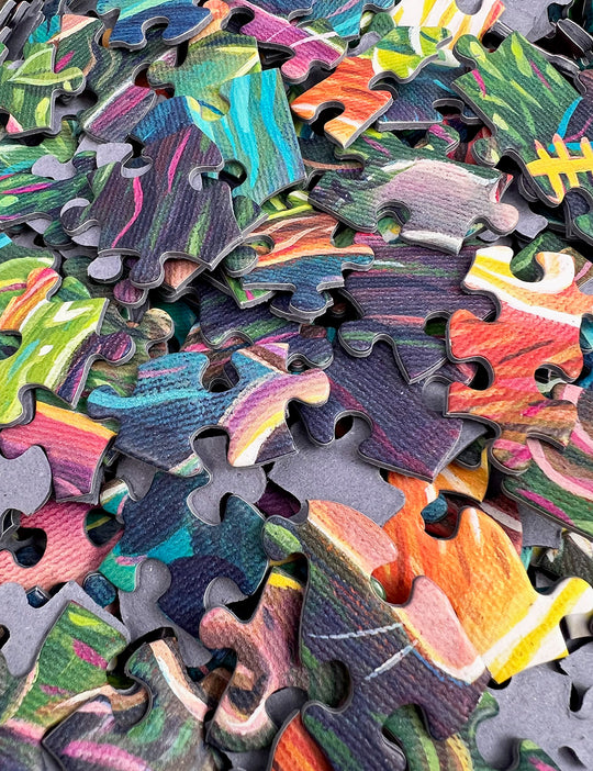 Wild Meowgic 500-piece puzzle image 2