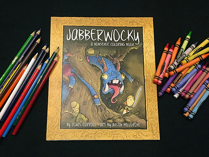 Jabberwocky: A Nonsense Coloring Book + Bonus Prints image 4