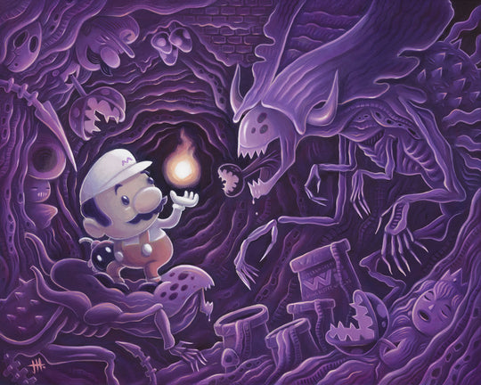 Game Over, Man (Original Painting)