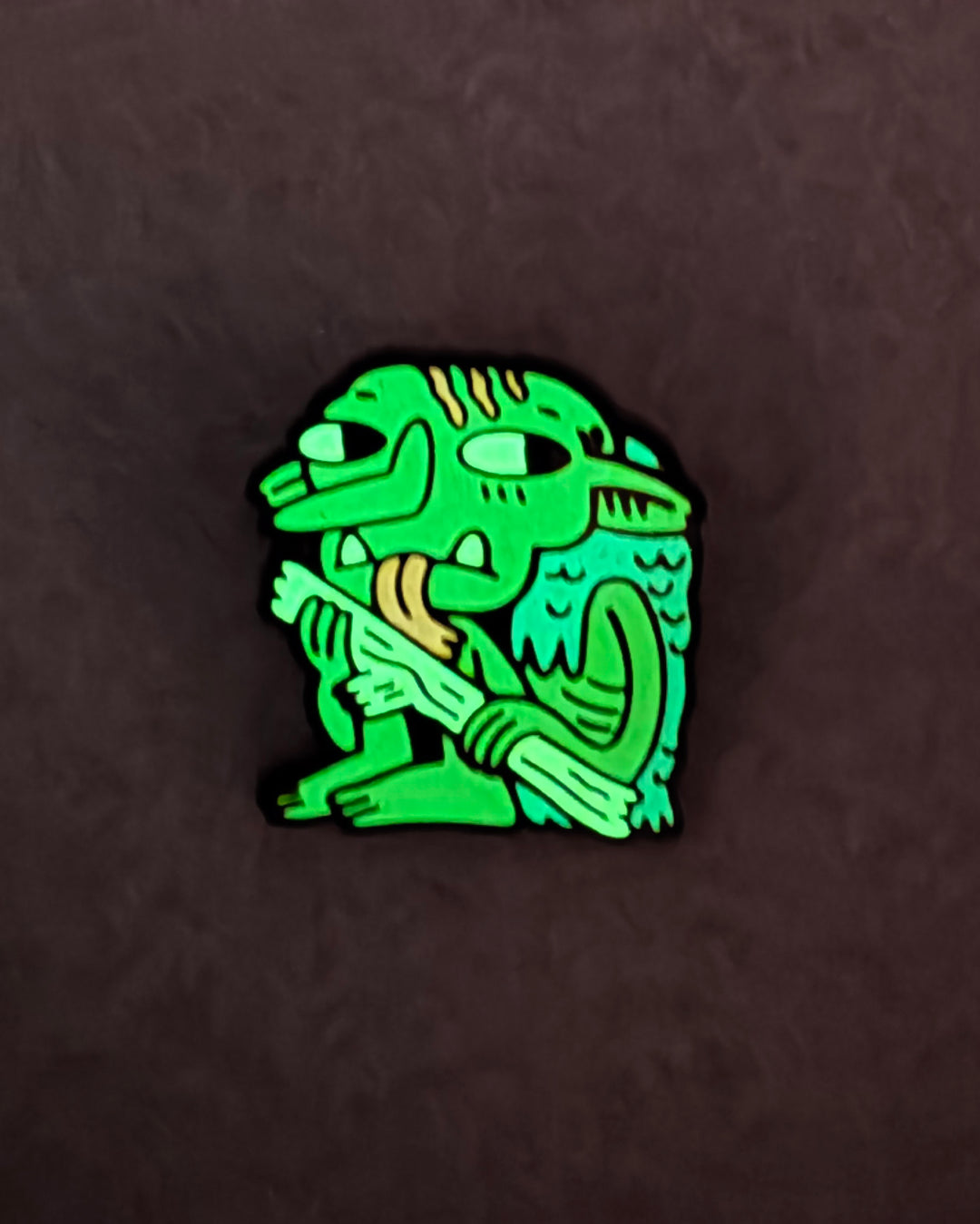 Goblin Enamel Pin (Glow Chase)