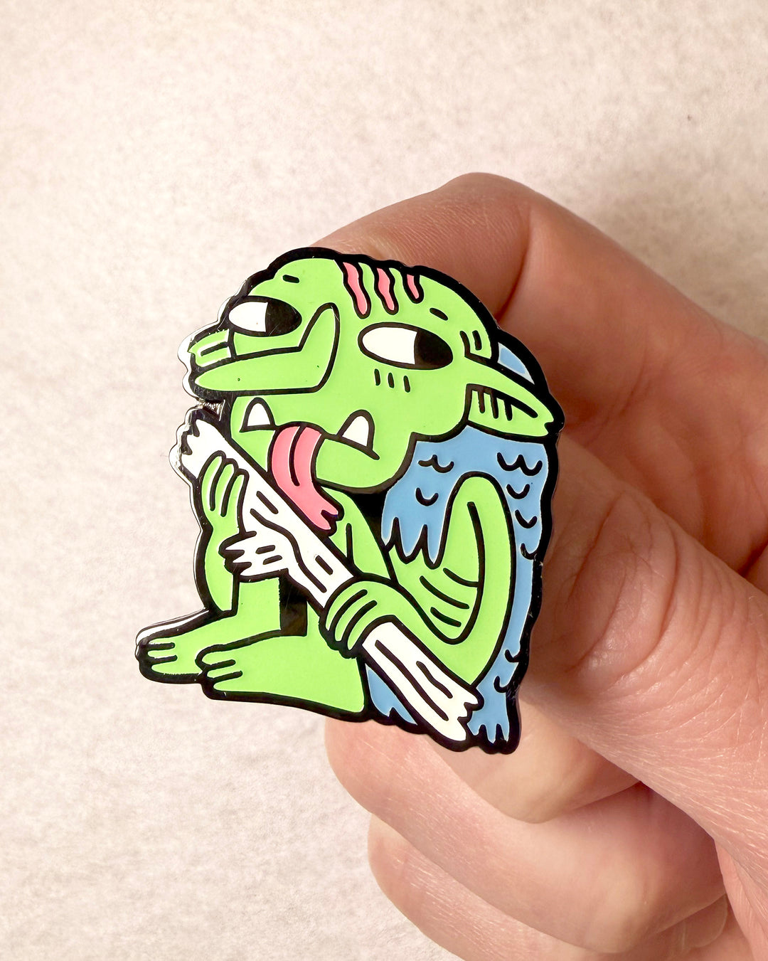 Goblin Enamel Pin (Glow Chase)