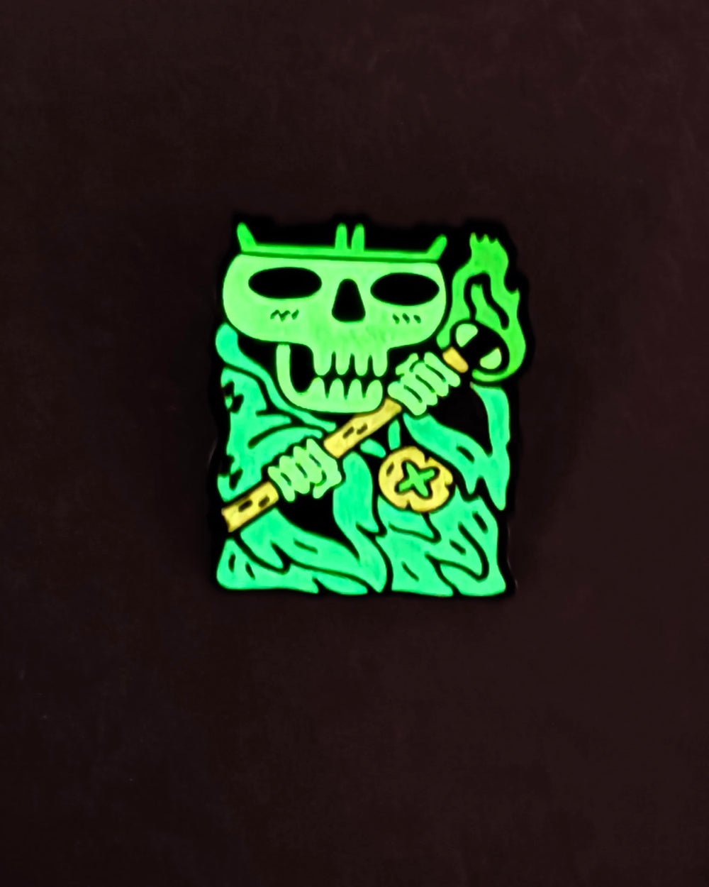Lich King Enamel Pin (Glow Chase)