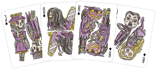"Haunted Hallows" Playing Cards