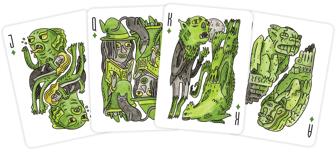 "Haunted Hallows" Playing Cards