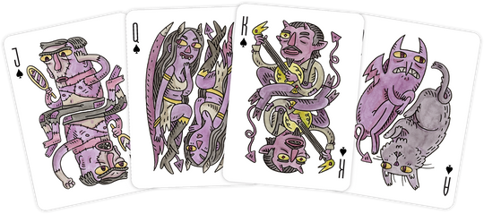 "Haunted Hallows" Playing Cards