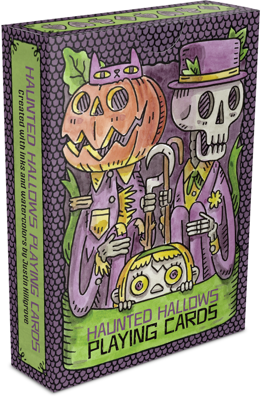 "Haunted Hallows" Playing Cards