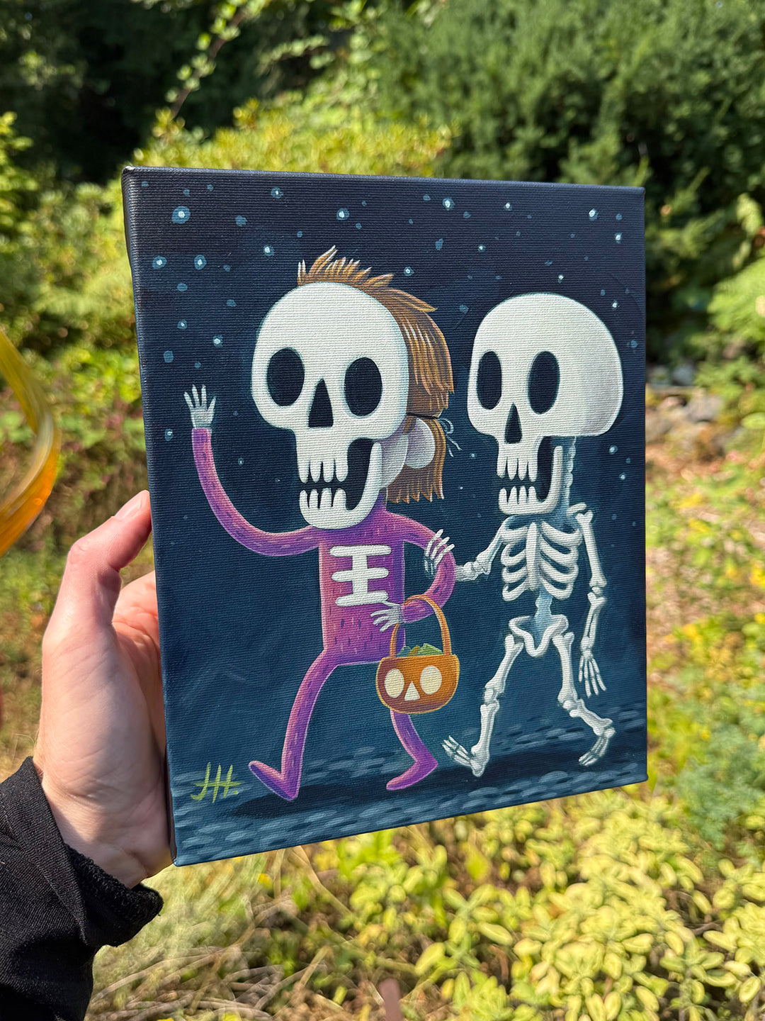 Hallo Skelly (Original Painting)