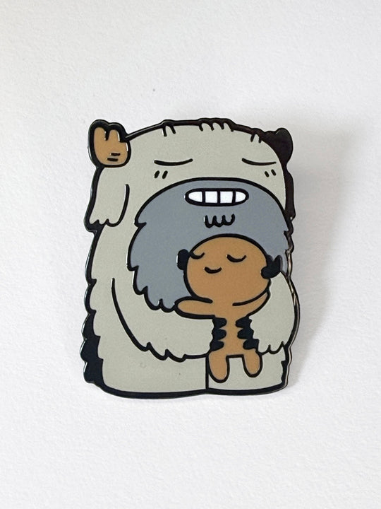 Clarence &amp; Kipp Hard Enamel Pin