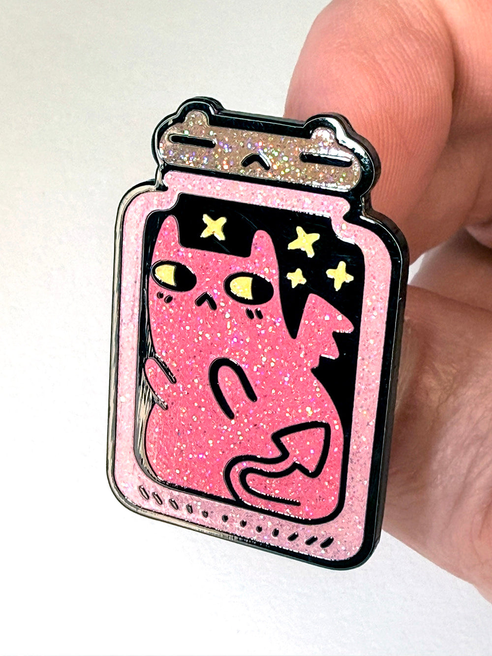 Familiar (Glitter Chase) Hard Enamel Pin
