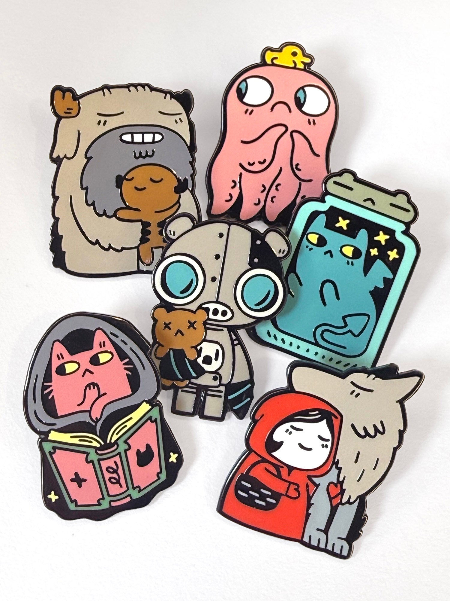 Series 01 Hard Enamel Pins (Complete Set) – Imps and Monsters LLC