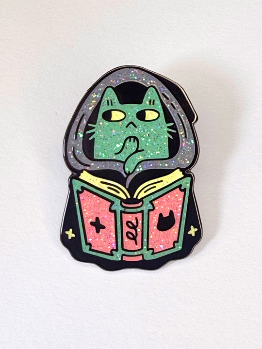 Meowgician (Glitter Chase) Hard Enamel Pin