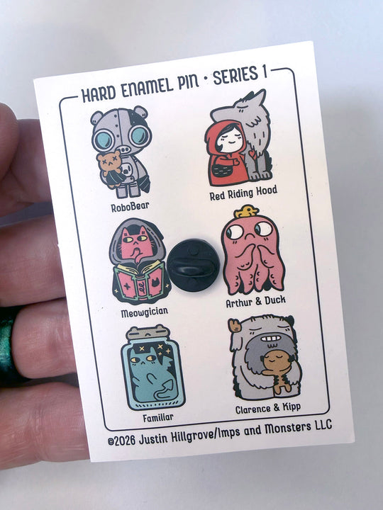 Red Riding Hood Hard Enamel Pin