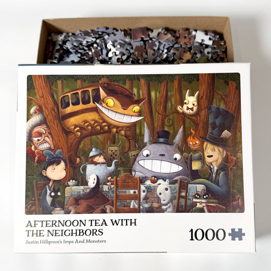 Afternoon Tea With The Neighbors 1000-piece puzzle (READ NOTE BEFORE PURCHASING)