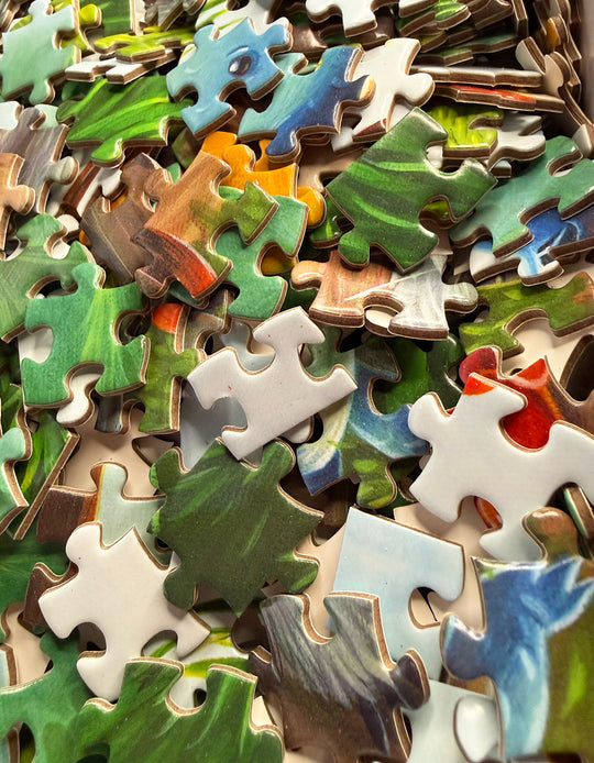 Lunch Above The Treetops 740-piece Jigsaw Puzzle
