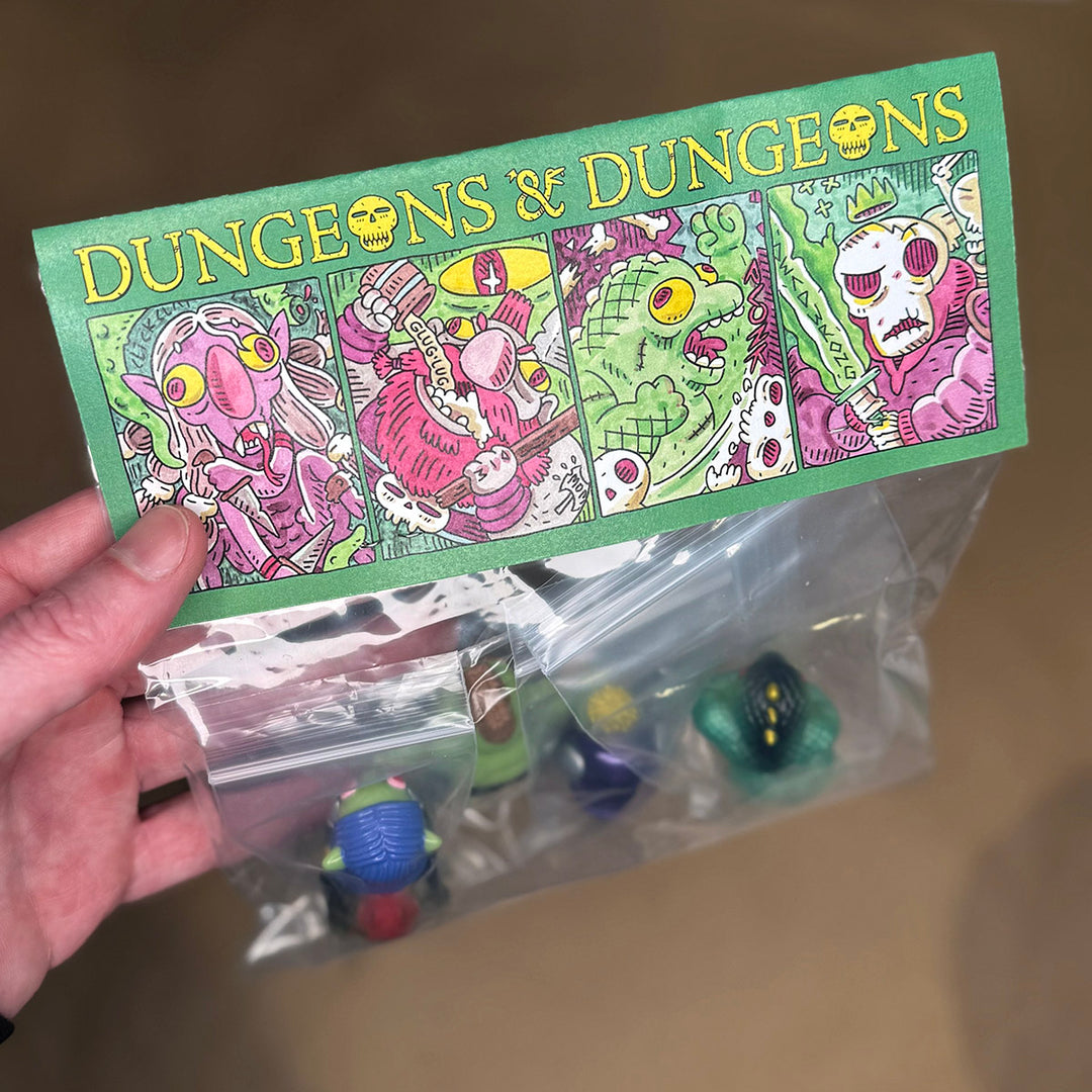 Dungeons & Dungeons Sofubi Set "Goblin Colorway"