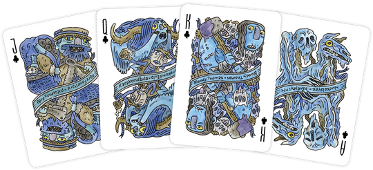 "Winter Folklore" Playing Cards