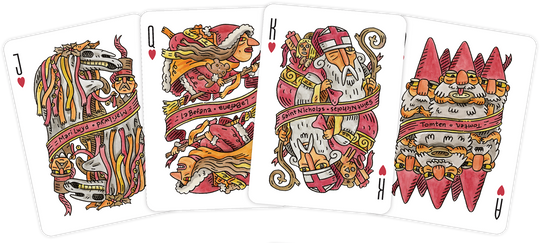 "Winter Folklore" Playing Cards