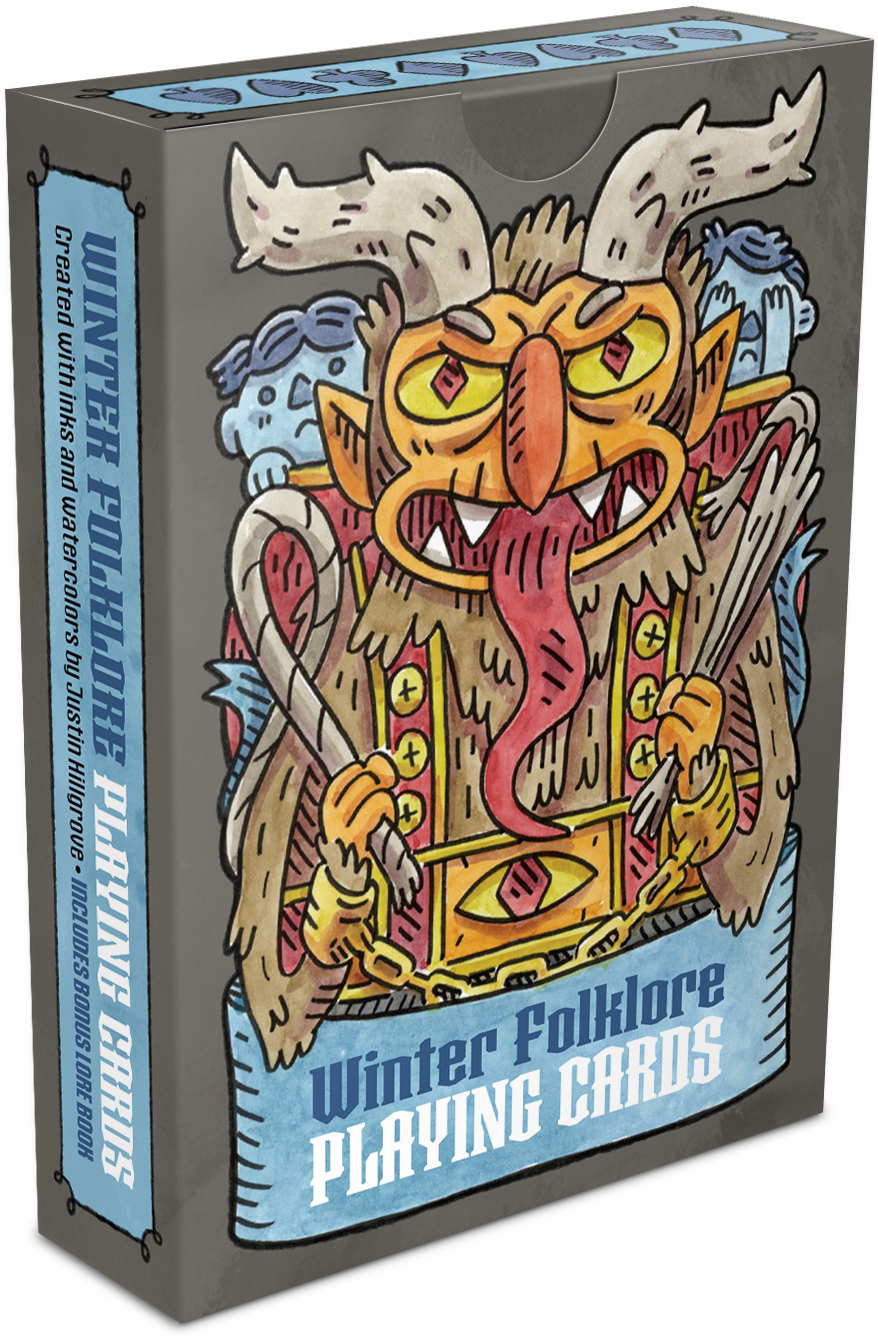 "Winter Folklore" Playing Cards