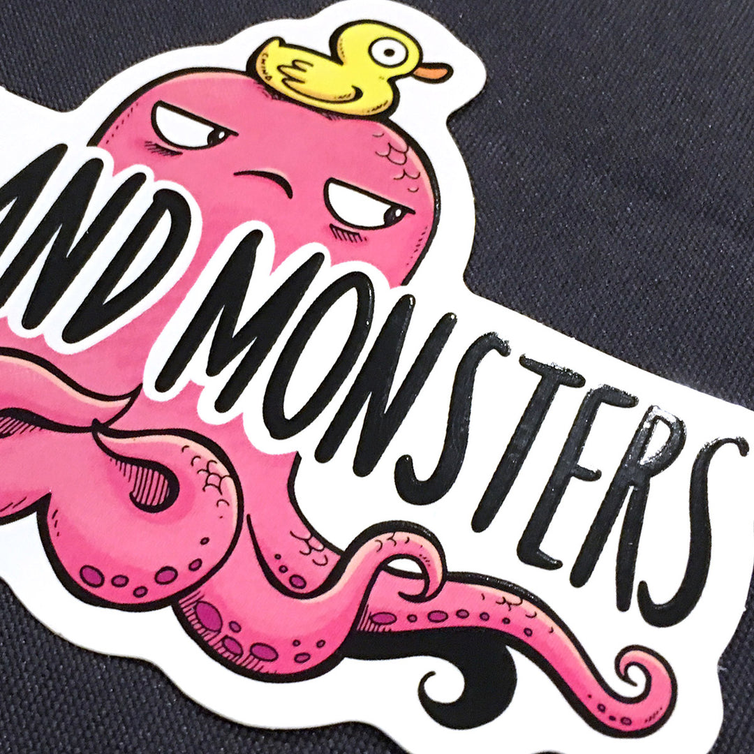 Imps and Monsters Waterproof Vinyl Sticker image 1