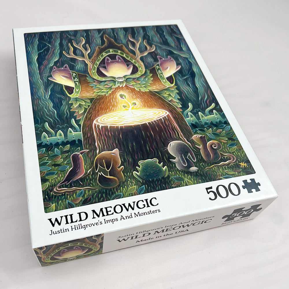 Wild Meowgic 500-piece puzzle image 3