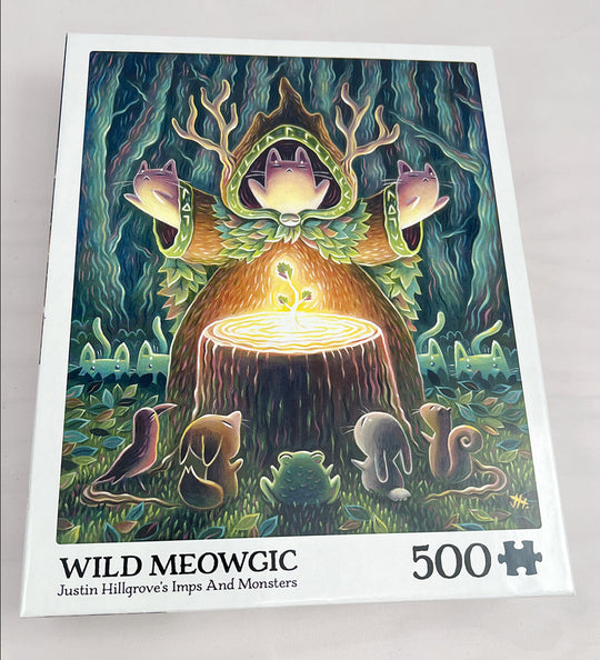 Wild Meowgic 500-piece puzzle image 4