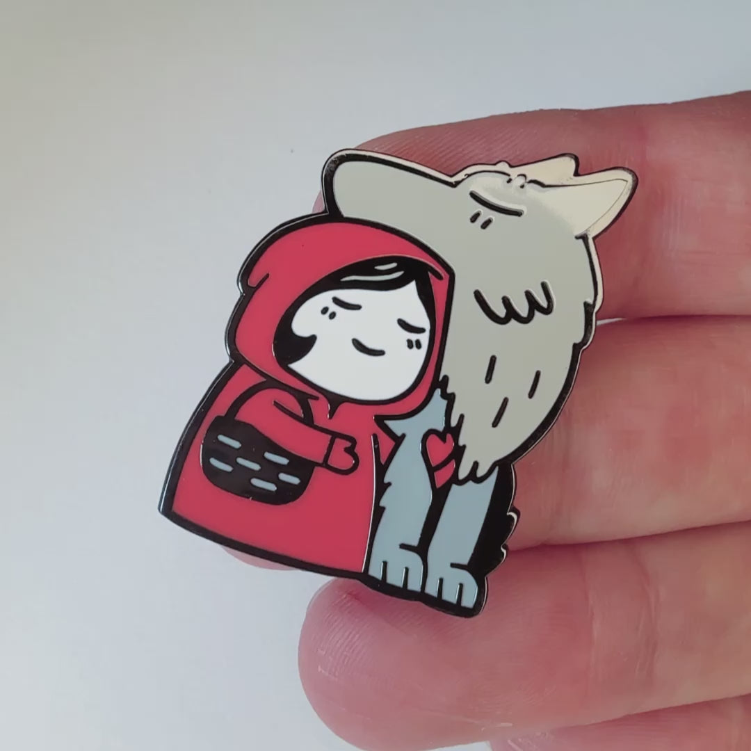 Red Riding Hood Hard Enamel Pin