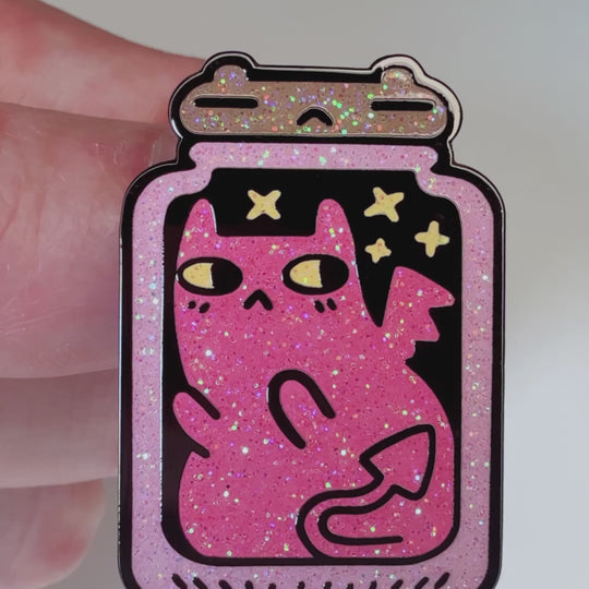 Familiar (Glitter Chase) Hard Enamel Pin