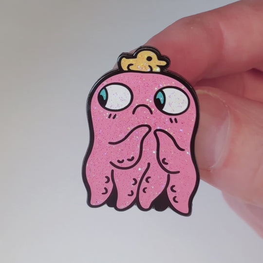 Arthur &amp; Duck (Glitter Chase) Hard Enamel Pin