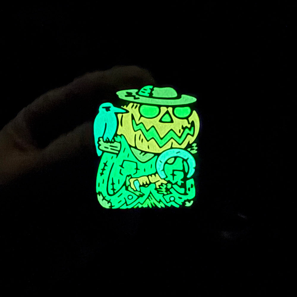 Scarecrow Enamel Pin (Glow)
