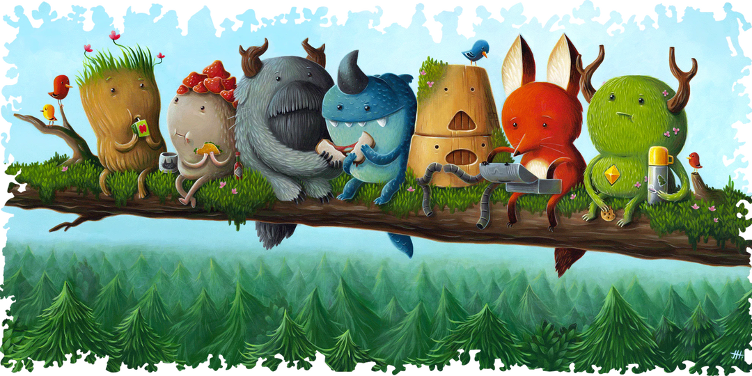Lunch Above The Treetops Premium Wooden Jigsaw Puzzle